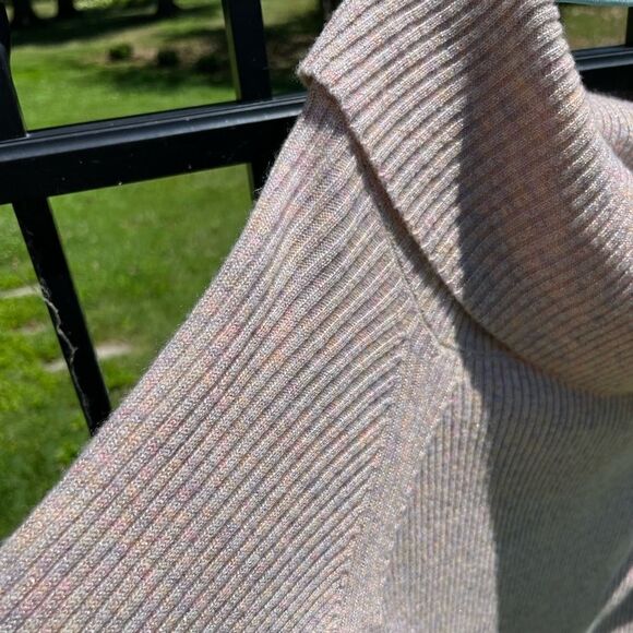 Anthropologie Shimmer Off the Shoulder Cashmere Sweater NWT - Picture 6 of 8